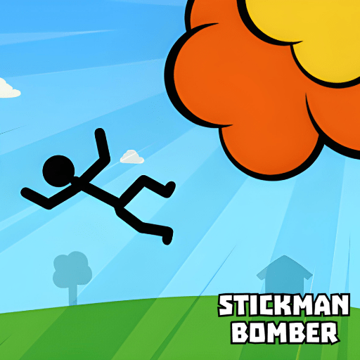 stickman bomber mobile android game fun free simple clicker